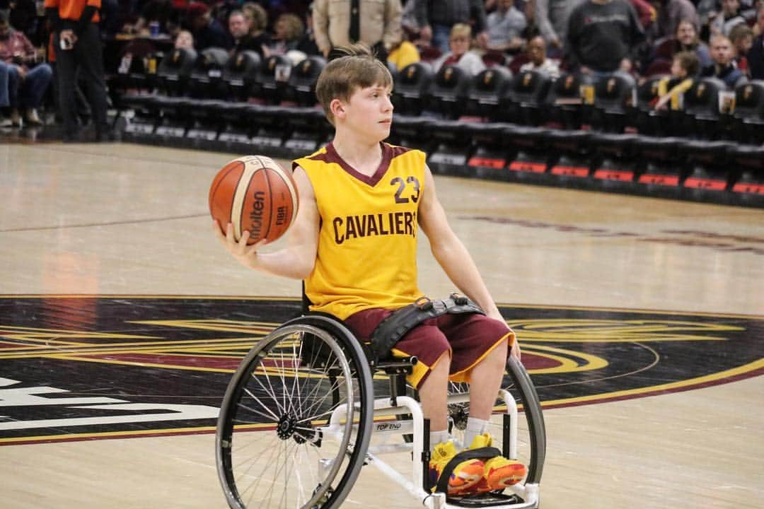 キャブスさんのインスタグラム写真 - (キャブスInstagram)「Our Jr. Wheelchair Cavaliers 💪」3月19日 9時30分 - cavs