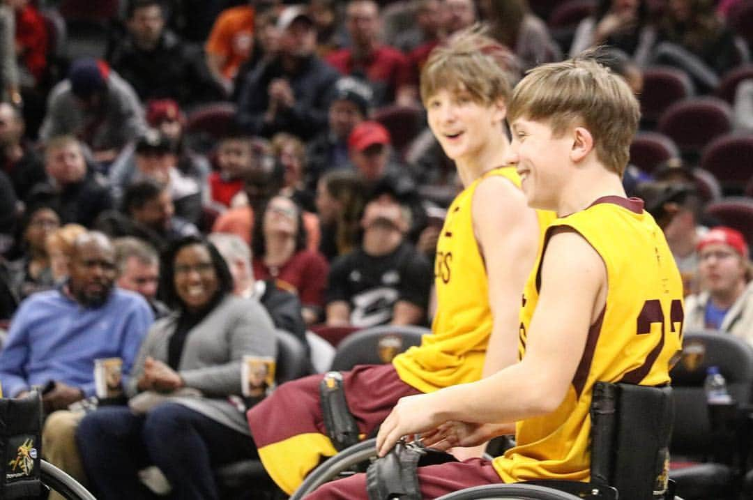 キャブスさんのインスタグラム写真 - (キャブスInstagram)「Our Jr. Wheelchair Cavaliers 💪」3月19日 9時30分 - cavs