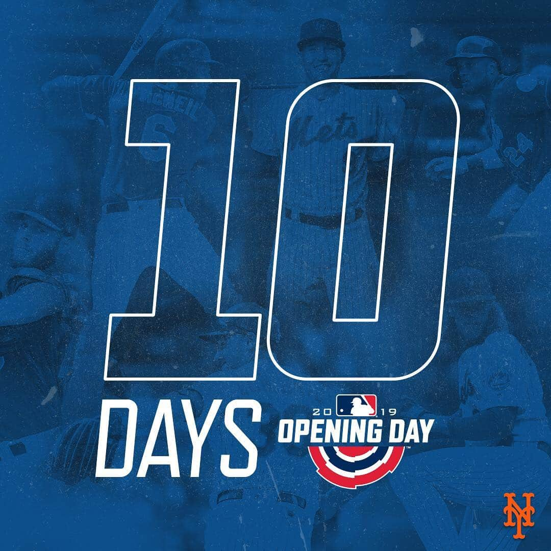 ニューヨーク・メッツさんのインスタグラム写真 - (ニューヨーク・メッツInstagram)「🔟. More. Days. #LGM #OpeningDay」3月19日 9時33分 - mets