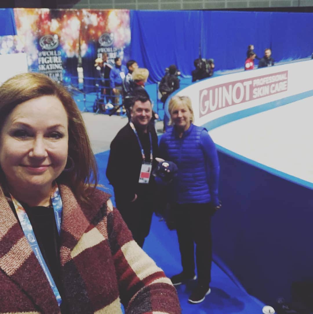 PJクォンさんのインスタグラム写真 - (PJクォンInstagram)「Wow! Canada's in the house @brendairving8 and #BrianOrser and @tracywilsonk #worlds2019 #isu」3月19日 9時39分 - pjkwong