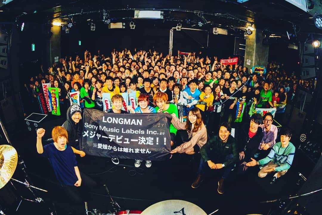 BUZZ THE BEARSのインスタグラム：「2019年3月10日 LONGMAN「WALKING IS DEAD TOUR FINAL」松山W studio RED」