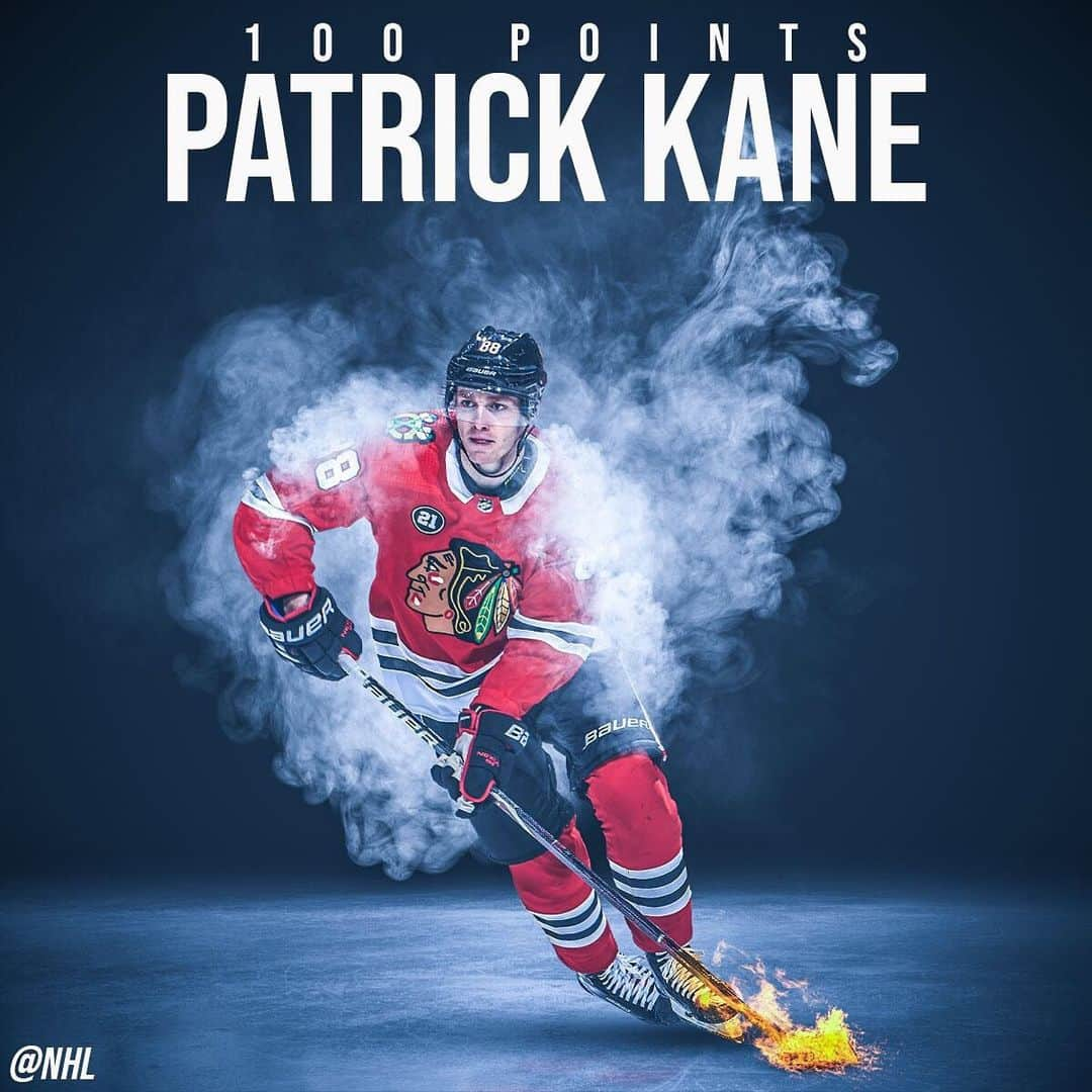 NHLさんのインスタグラム写真 - (NHLInstagram)「Oh yes, it's #SHOWTIME, baby.  That's 100 points for Patrick Kane.」3月19日 10時19分 - nhl