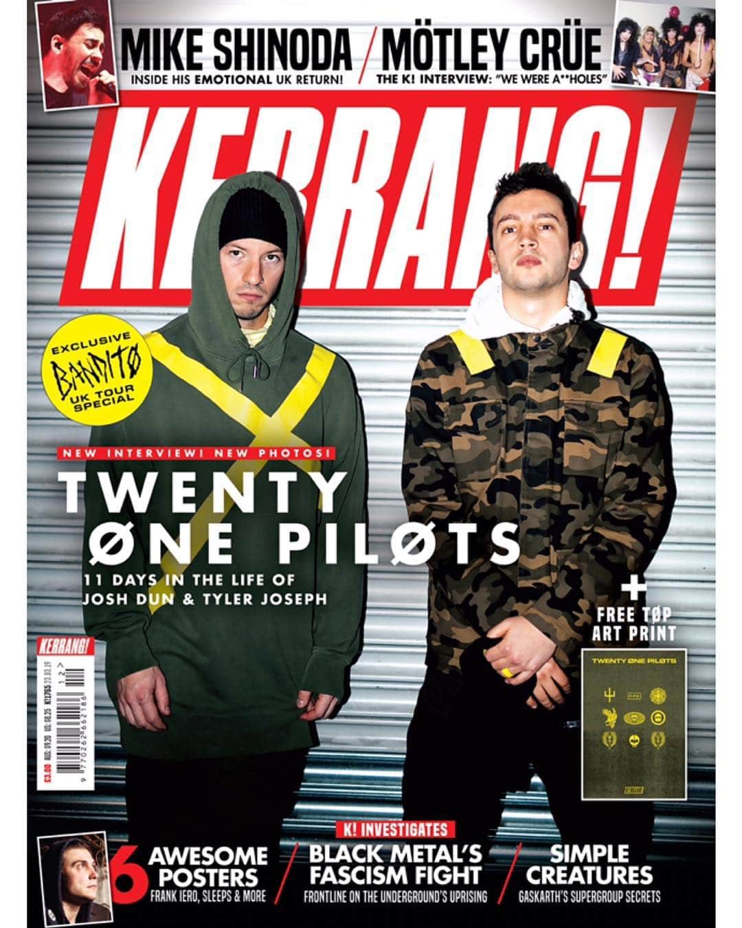 Kerrang!さんのインスタグラム写真 - (Kerrang!Instagram)「In the new issue of Kerrang! – out this Wednesday – we jump aboard twenty one pilots’ incredible Bandito Tour to witness a movement like no other. Order the issue right now, and get it delivered straight to your door, anywhere in the 🌍 Newsstand.co.uk/Kerrang」3月19日 1時32分 - kerrangmagazine_