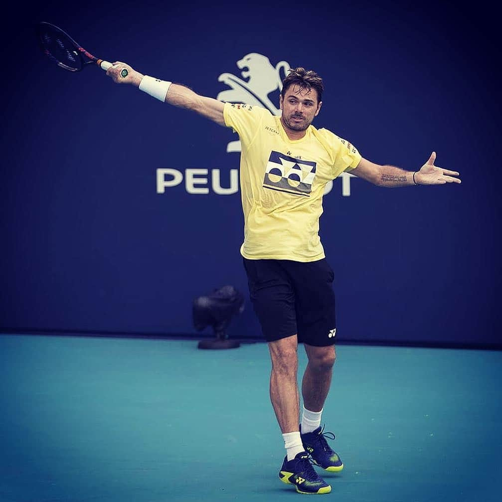 スタニスラス・ワウリンカさんのインスタグラム写真 - (スタニスラス・ワウリンカInstagram)「🎾💥 @miamiopen」3月19日 1時36分 - stanwawrinka85