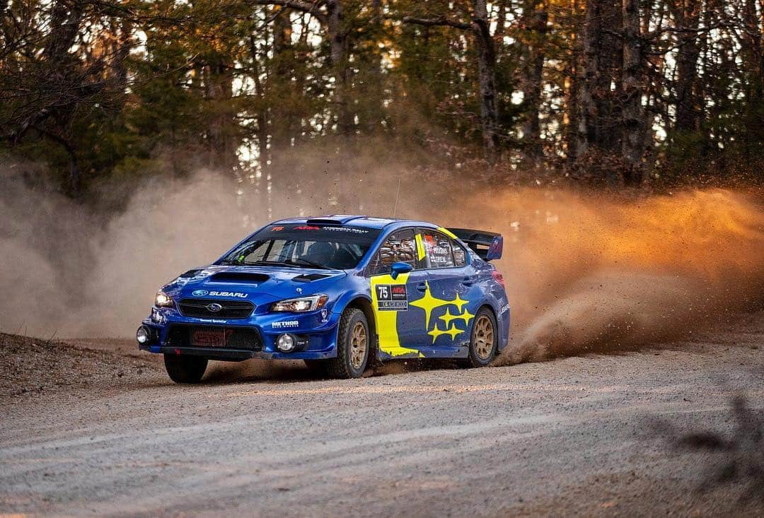 Subaru of Americaさんのインスタグラム写真 - (Subaru of AmericaInstagram)「Congratulations to @srtusa on two podium finishes this weekend at the 100 Acre Wood Rally. Read more at www.media.subaru.com #SubaruMotorsportsUSA #SubaruRally」3月19日 2時18分 - subaru_usa