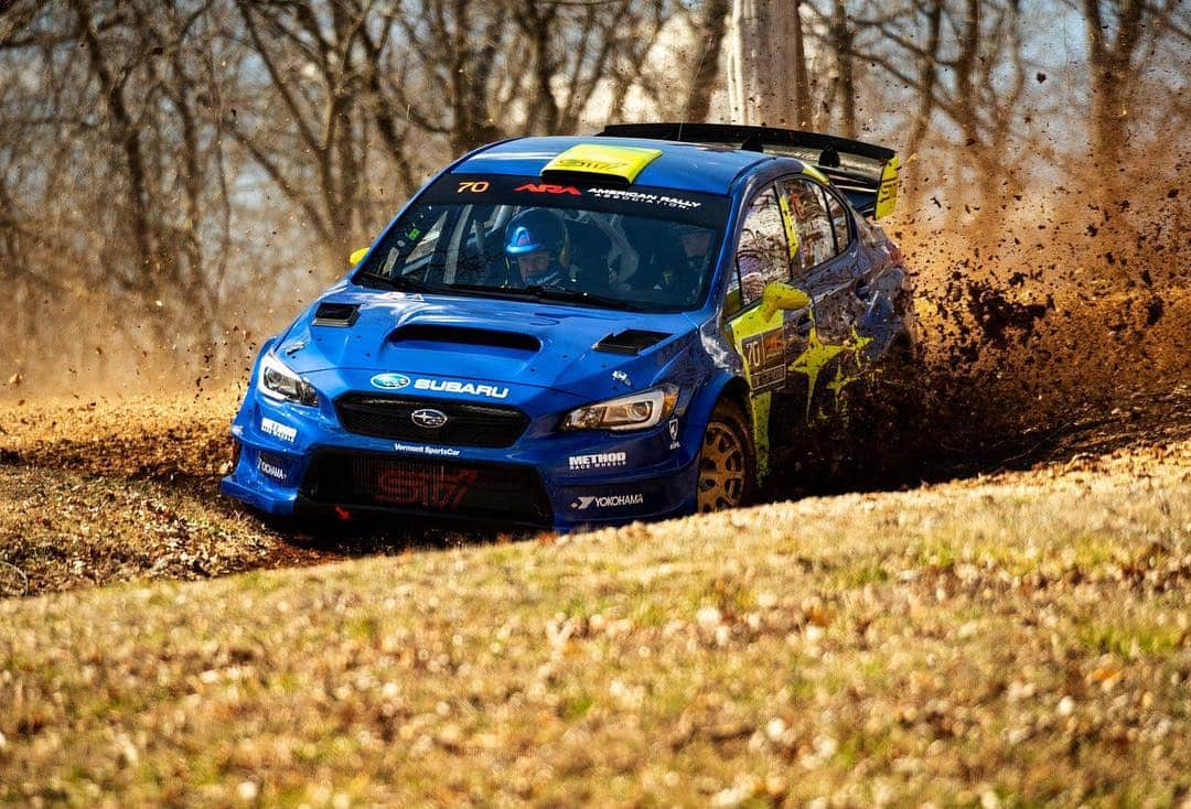 Subaru of Americaさんのインスタグラム写真 - (Subaru of AmericaInstagram)「Congratulations to @srtusa on two podium finishes this weekend at the 100 Acre Wood Rally. Read more at www.media.subaru.com #SubaruMotorsportsUSA #SubaruRally」3月19日 2時18分 - subaru_usa