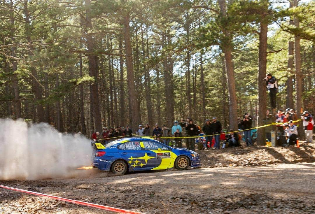 Subaru of Americaさんのインスタグラム写真 - (Subaru of AmericaInstagram)「Congratulations to @srtusa on two podium finishes this weekend at the 100 Acre Wood Rally. Read more at www.media.subaru.com #SubaruMotorsportsUSA #SubaruRally」3月19日 2時18分 - subaru_usa