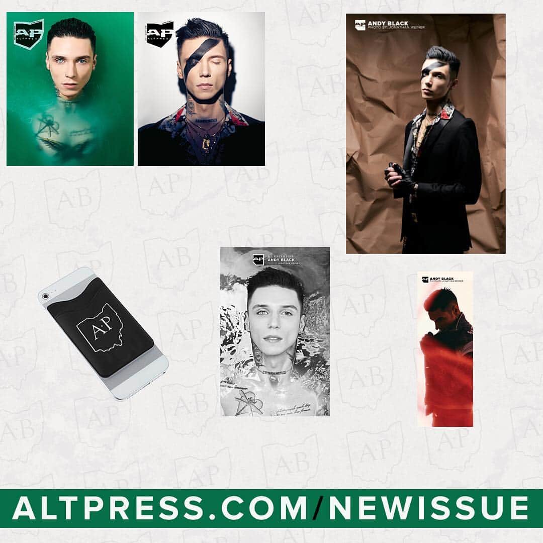 Alternative Pressさんのインスタグラム写真 - (Alternative PressInstagram)「LAST DAY! All @andyblack bundles + covers and AB x AP items are 25% off until  midnight tonight! Grab them quick because we've only got a handful of signed poster, AP tees, and large poster book bundles left 👇⁣⠀ ALTPRESS.COM/NEWISSUE⁣⠀ 📷: @jonathan.weiner⁣⠀ .⁣⠀ .⁣⠀ .⁣⠀ #altpress #ap #alternativepress #iamap #andyblack #andybiersack #theghostofohio #newalbum #andyblackaltpress #andyblackalternativepress」3月19日 2時47分 - altpress