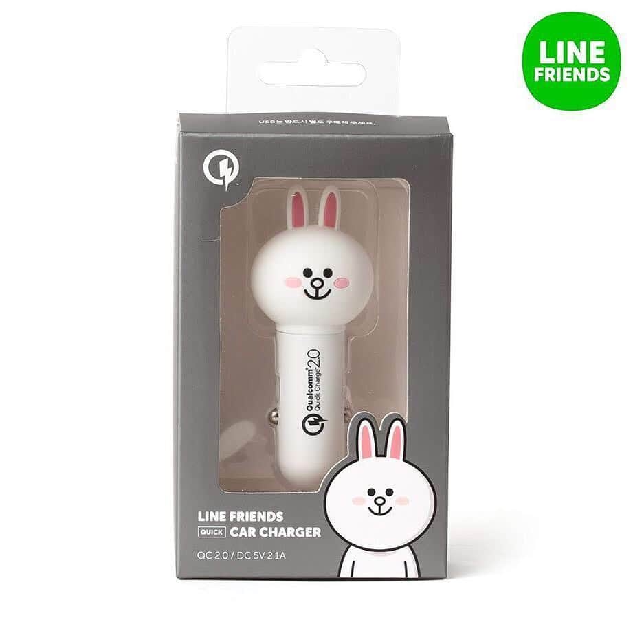 allkpopTHESHOPさんのインスタグラム写真 - (allkpopTHESHOPInstagram)「LINE FRIENDS Cony Car Charger  The cutest car charger ever =)」3月19日 3時33分 - allkpoptheshop