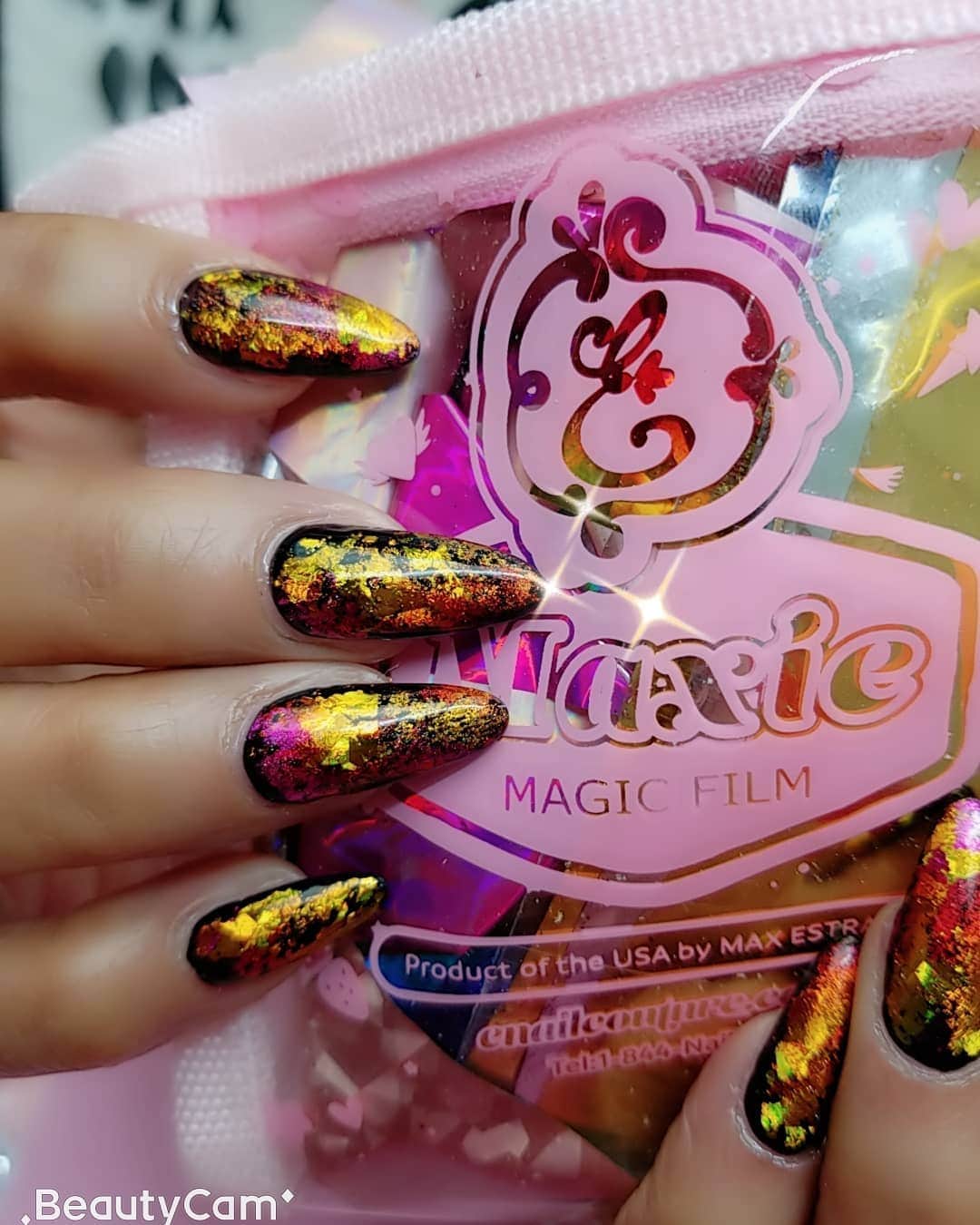 Max Estradaさんのインスタグラム写真 - (Max EstradaInstagram)「Enailcouture.com new product launch! Maxie magic film foil kit! Now make foil nail art fast , fun and super affordable! Made in the USA ! Each kit comes with 29 foils, reusable bag and magic film glue! Seal with two coats of shine or one of wonder gel ! #ネイル #nailpolish #nailswag #nailaddict #nailfashion #nailartheaven #nails2inspire #nailsofinstagram #instanails #naillife #nailporn #gelnails #gelpolish #stilettonails #nailaddict #nail #💅🏻s #nailtech#nailsonfleek #nailartwow #네일아트 #nails #nailart #notd #makeup #젤네일 #glamnails #nailcolor #nailsalon #nailsdid #nailsoftheday https://Enailcouture.com happy gel is like acrylic and gel had a baby ! Perfect no mess application, candy smell and no airborne dust ! https://Enailcouture.com」3月19日 5時46分 - kingofnail