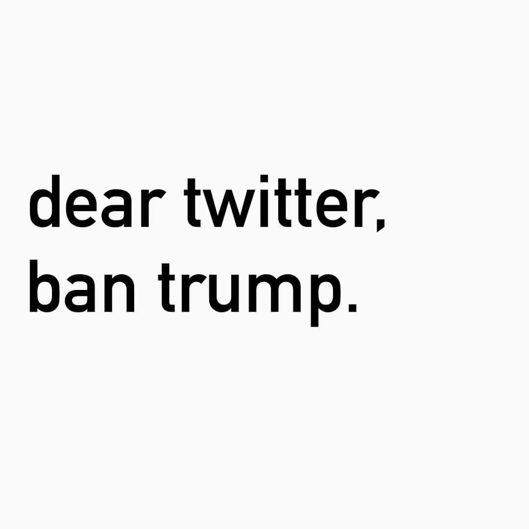 モービーさんのインスタグラム写真 - (モービーInstagram)「Dear @twitter , a suggestion: ban @realdonaldtrump . His tweets are racist, hateful, full of mistruths, and lately have been promoting violence. If you banned him he would have to communicate like a normal head of state, and not like an insane troll.」3月19日 6時31分 - moby