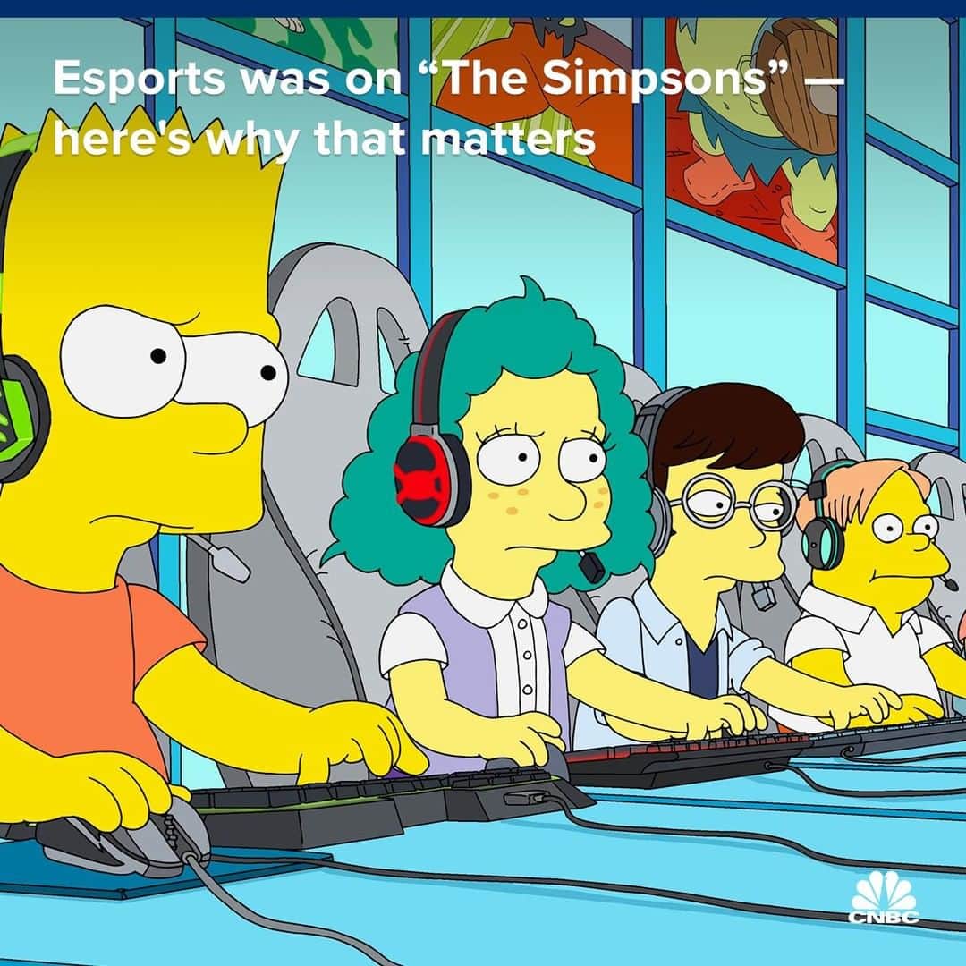 CNBCさんのインスタグラム写真 - (CNBCInstagram)「He discovered a comet. He performed in a boy band. Now Bart Simpson finds himself at the heart of what could be a billion-dollar industry this year: esports. ⁣ ⁣ Co-executive producer of “The Simpsons,” Rob LaZebnik said the esports episode was meant to embody a "cultural tipping point" that has seen esports dominate a lot of conversation about the future of entertainment, sports and media. Being featured on “The Simpsons” is just another milestone that shows esports is here to stay. ⁣ ⁣ Research firm Newzoo estimates that the global esports audience will reach almost 454 million this year. "League of Legends" has been one of the key games driving growth for years, with 2018's World Championship finals drawing in about the same number as this year's NFL Super Bowl. ⁣ ⁣ But esports viewership and revenue overall has increased year over year, too. Company sponsorships could account for up to 42% of the $1.1 billion in revenue projected by Newzoo.⁣ ⁣ You can read more on the future of esports, at the link in bio. ⁣ ⁣ *⁣ *⁣ *⁣ *⁣ *⁣ *⁣ *⁣ *⁣ ⁣ #TheSimpsons #Bart #BartSimpson #Esports #Gaming #Game #LeagueOfLegends #Revenue #Entertainment #Sports #Media #News #BusinessNews #CNBC⁣」3月19日 7時15分 - cnbc