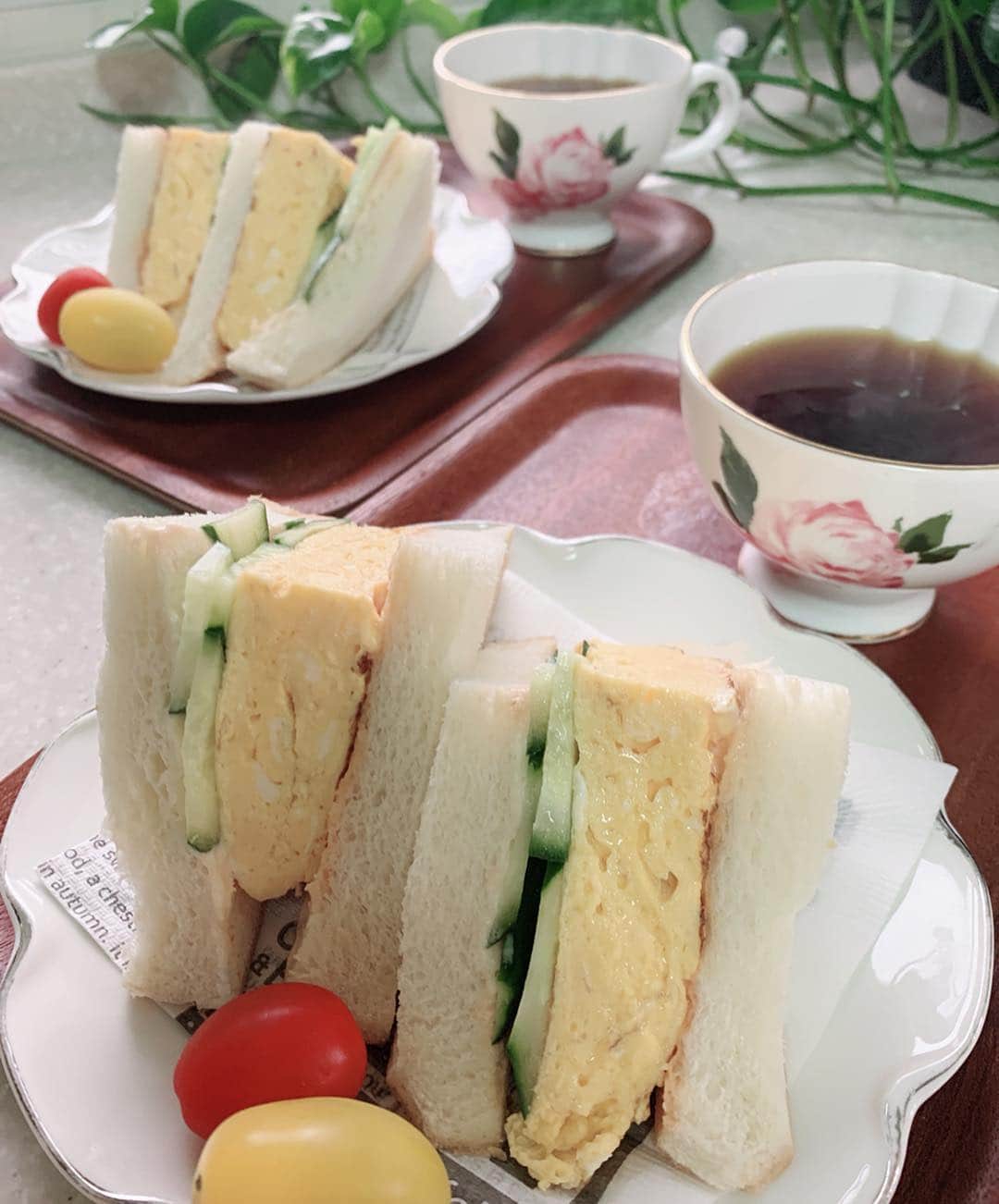 水谷雅子さんのインスタグラム写真 - (水谷雅子Instagram)「#おはようございます #モーニング#朝食 #breakfast #breakfastclub  #たまごサンド#シュガーレディ #ホットコーヒー#珈琲 こちら今朝はくもり☁️ 少し肌寒いです。 体調崩さないよう気をつけて下さいね❣️ 今日も頑張って行ってらっしゃい😊💖」3月19日 8時03分 - mizutanimasako
