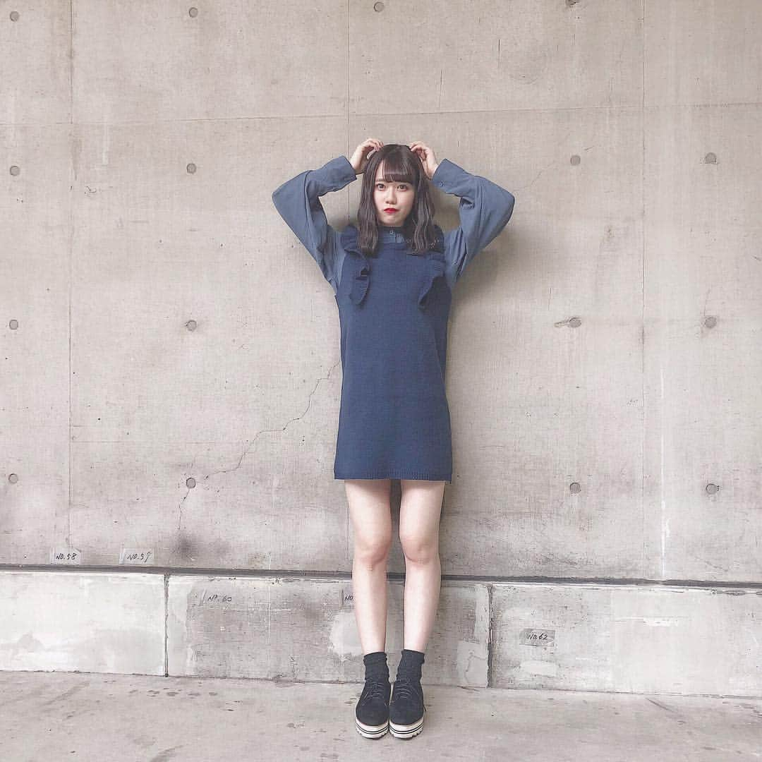 服部有菜さんのインスタグラム写真 - (服部有菜Instagram)「3/17 握手会ありがとうございました！ 珍しく青系のお洋服🐳💙 . . #握手会 #spring #udresser #whoswhochico」3月19日 11時47分 - yuna__0330.48