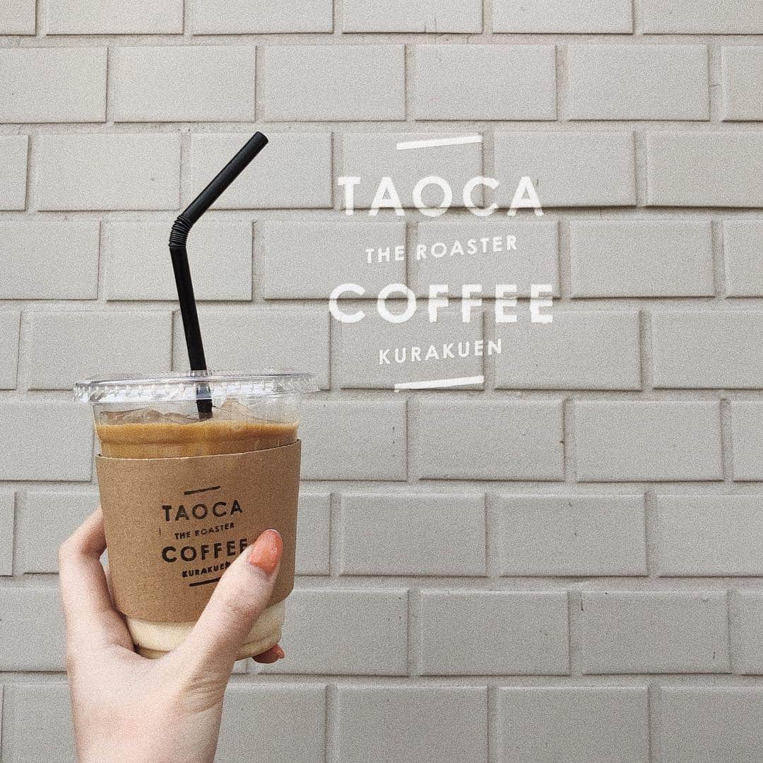 ムサシさんのインスタグラム写真 - (ムサシInstagram)「. ここのカフェラテ美味しい大好き☕️❤︎ #taocacoffee」3月19日 12時15分 - ___musashi.___