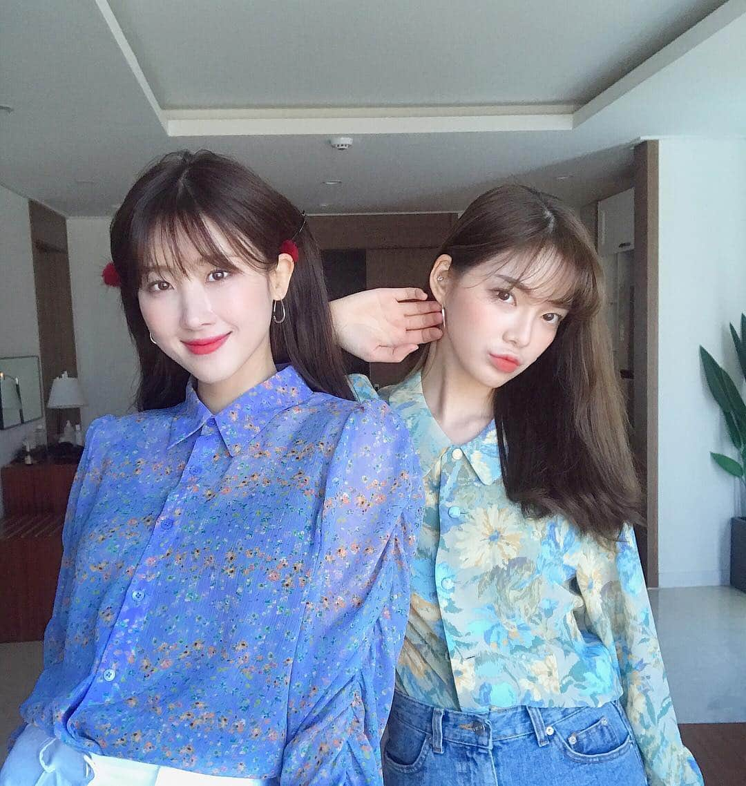 ヒョンア さんのインスタグラム写真 - (ヒョンア Instagram)「👯‍♀️ 띠이랑 또오랑  그래서 띠또 ^3^❣️ #아르츠스파앤풀빌라」3月19日 12時16分 - moongom119