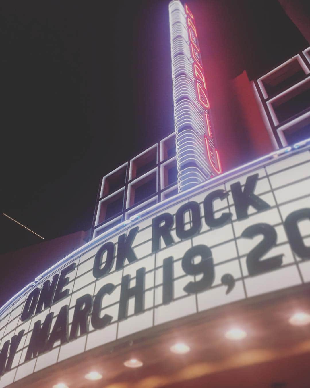 のインスタグラム：「Exciting!!! #tourdreams #hollywood #palladium」