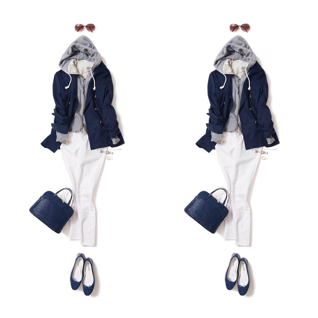 K.KSHOP_officialさんのインスタグラム写真 - (K.KSHOP_officialInstagram)「・ NEW♦️Coordinate ・ 2019-03-19 ・ 私流sporty ・ outer : #couturedadam  tops : #soro #fio pants : #ag accessory : #gigi #mija #jpearl  bag : #andreacardone shoes : #repetto other : #rebecataylor #cartier ・ #kkcloset #kkshop #菊池京子 #kyokokikuchi #style #コーデ #coordinate #code #fashion #coordinate #ootd #wear #カジュアル#happy #アウター #バレエシューズ #french #パーカー #gray #navy # denim」3月19日 14時34分 - k.kshop_official
