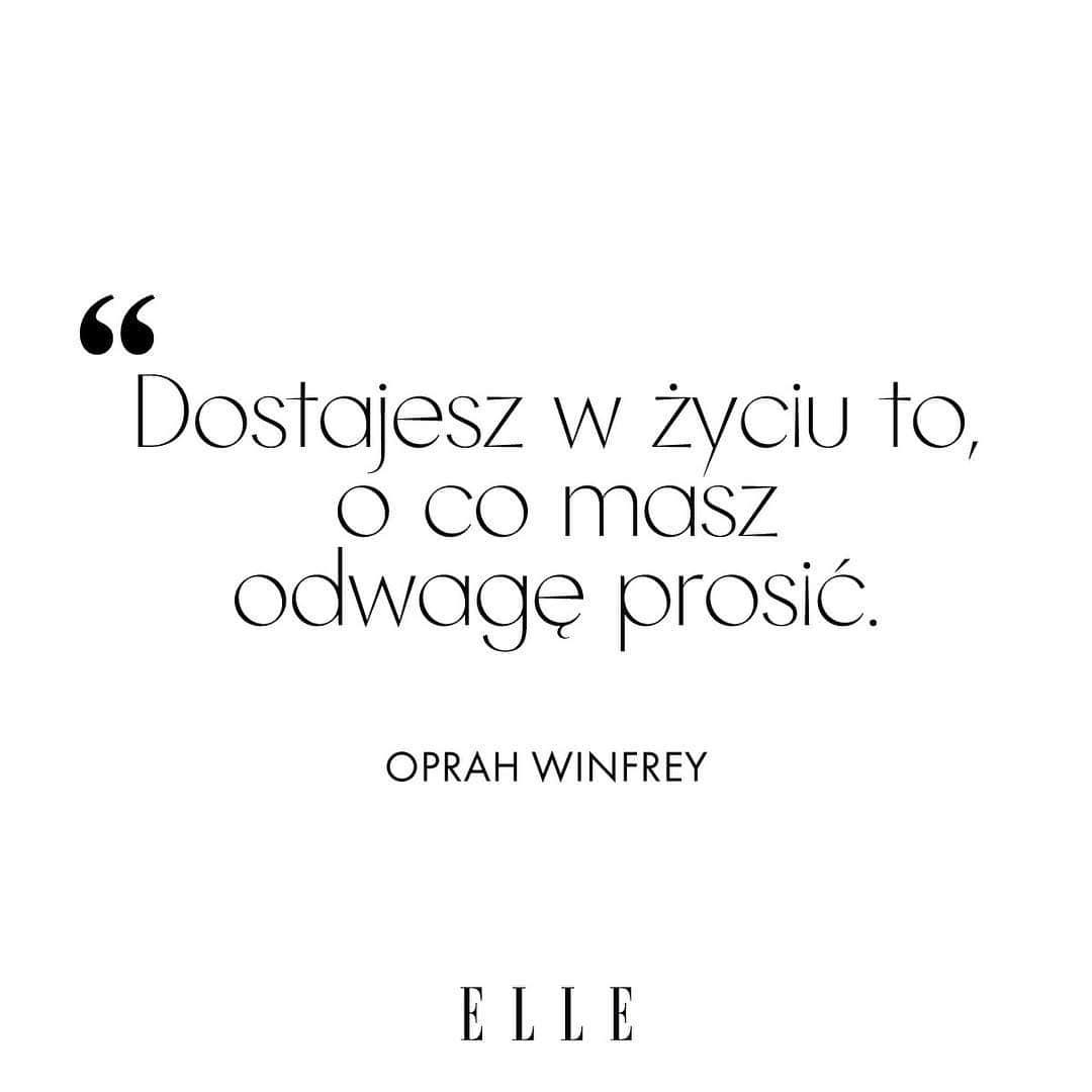 ELLE Polandさんのインスタグラム写真 - (ELLE PolandInstagram)「Nieważne, czy chodzi o szalonego współpracownika, natrętnego adoratora, czy podwyżkę – zawalcz o swoje! Więcej o tym, jak negocjować na elle.pl. Link w bio #motywacja #cytaty #oprahwinfrey」3月19日 17時17分 - ellepolska