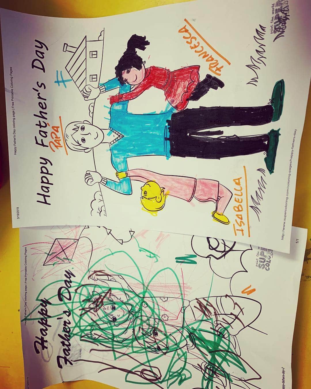 マウロ・イカルディさんのインスタグラム写真 - (マウロ・イカルディInstagram)「Happy Fathers Day 👨 I’m very happy to be able to share these special moments with my two little princesses 👸👸❤️ #Fran #Isi #MI9」3月19日 18時06分 - mauroicardi
