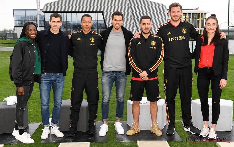 ヤン・フェルトンゲンのインスタグラム：「Exciting times! 🏟 🇧🇪👍🏻#GoldenGenerationArena」