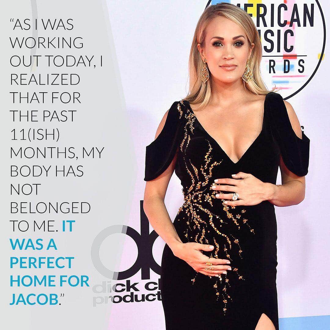 E! Onlineさんのインスタグラム写真 - (E! OnlineInstagram)「Carrie Underwood is getting candid about her body after baby. (📷: Instagram/Getty Images)」3月20日 4時19分 - enews