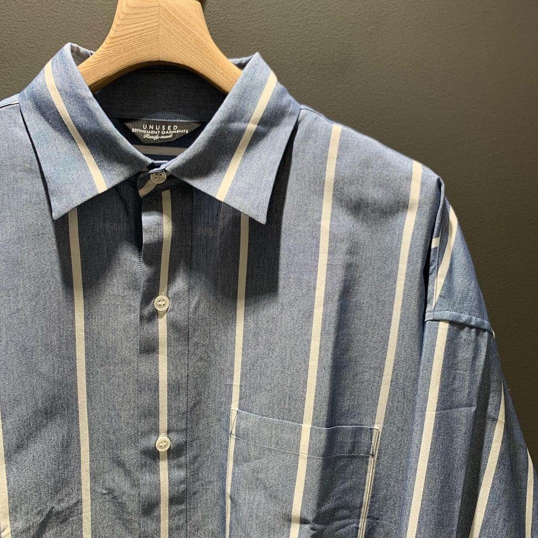 BEAMS JAPANさんのインスタグラム写真 - (BEAMS JAPANInstagram)「＜UNUSED ＞ Mens Silk Cotton Stripe Shirts  BEAMS JAPAN 2F @beams_japan #unused #beams #beamsjapan #beamsjapan2nd Instagram for New Arrivals Blog for Recommended Items #japan #tokyo #shinjuku #fashion #mensfashion #womensfashion #日本 #東京 #新宿 #ファッション#メンズファッション #ウィメンズファッション #ビームス #ビームスジャパン」3月19日 20時50分 - beams_japan