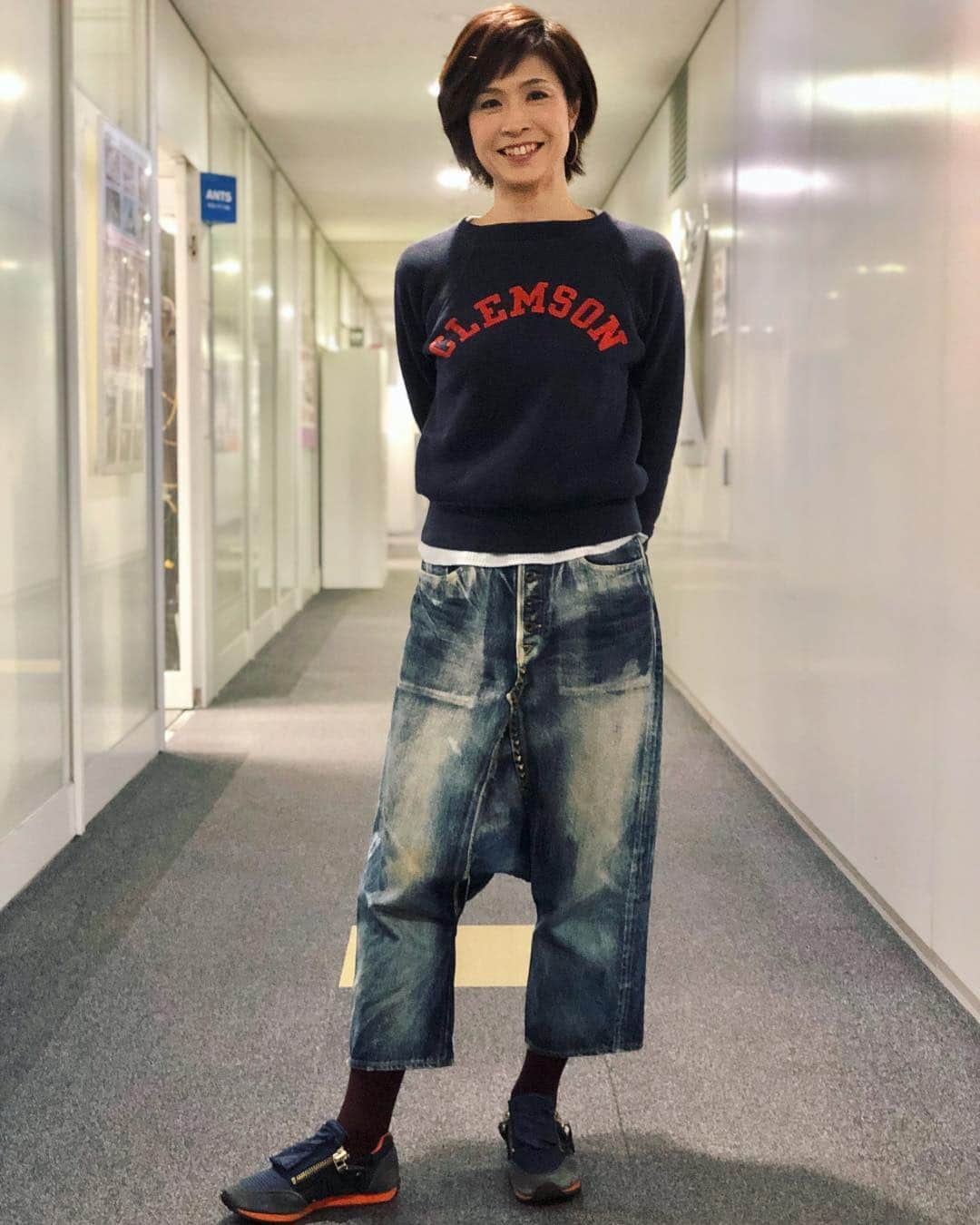 今村涼子さんのインスタグラム写真 - (今村涼子Instagram)「#私服 #古着スウェット #ビンテージスウェット  #チャンピオン #ランタグ #大人古着#大人古着女子」3月19日 21時24分 - ryoko.imamu