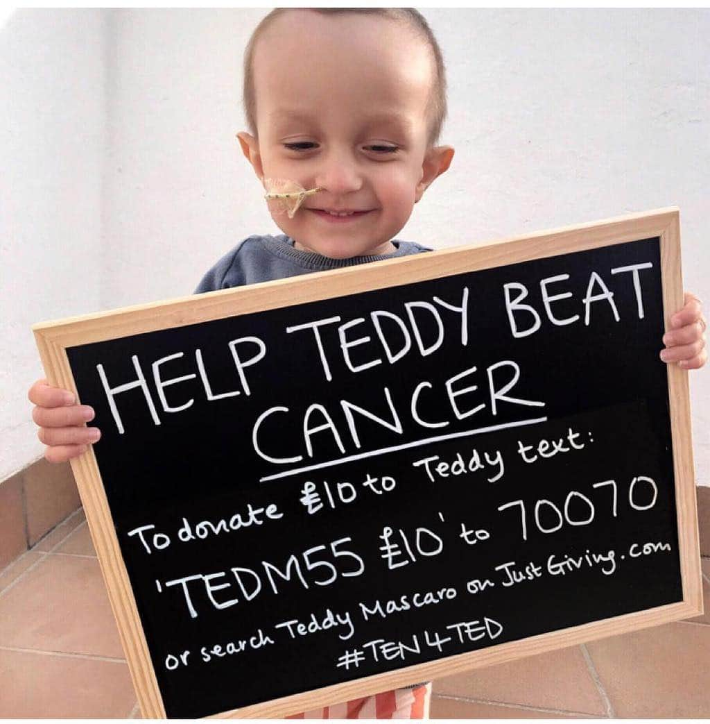 カイル・エドマンドさんのインスタグラム写真 - (カイル・エドマンドInstagram)「Can you spare £10 to help get two year old Teddy to New York for cancer treatment that is not yet available in the UK? Teddy’s family need to raise another £120k by June to get him there. Please share and donate if you can! @mamaandtbear #TEN4TED」3月19日 21時33分 - kyle.edmund