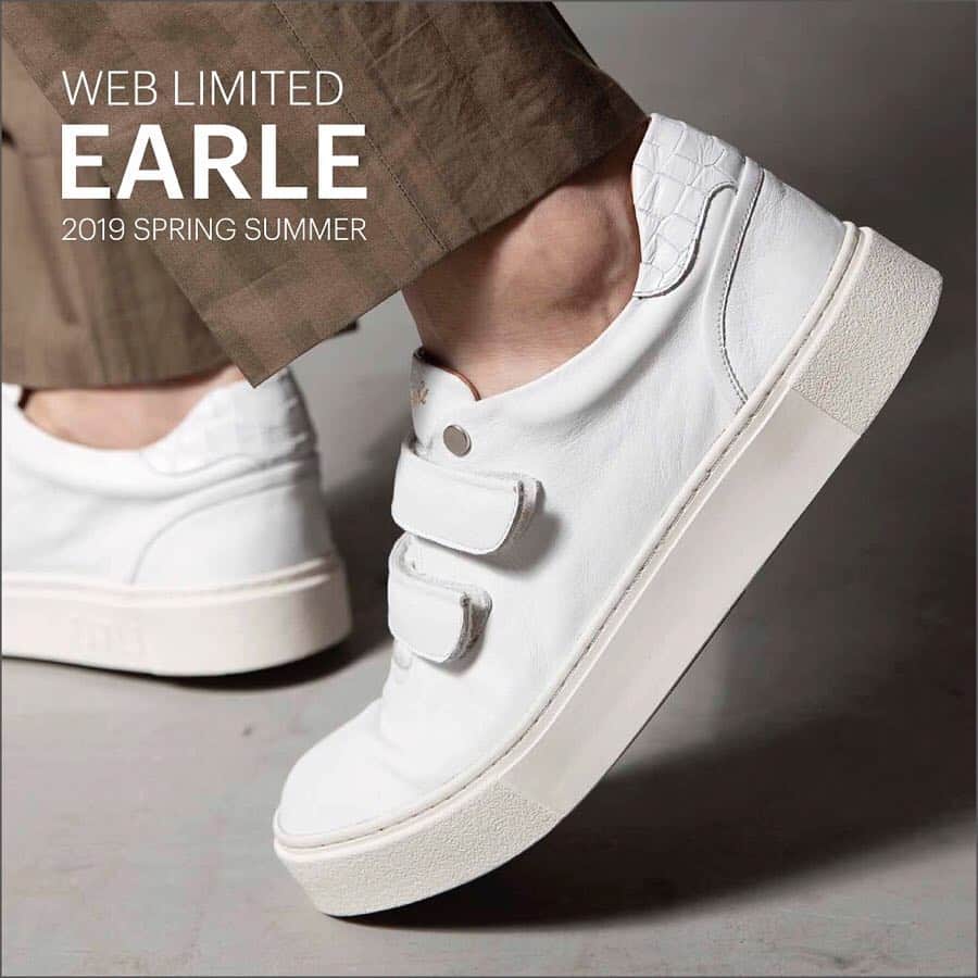のインスタグラム：「. オンラインストア限定 . “EARLE”レザーアイテムに新作が登場！ . 今回は、ウォータープルーフレザーを使用した、雨の日やキャンプなどアクティブな日にもピッタリなシューズもリリース！ . 是非チェックしてください。 . . #johnbull #johnbullprivatelabo #earle #shoes #leather #newarrival #japan #sneaker #mensfashion #fashion #waterploof #onlinestore #limitededition #ジョンブル #ジョンブルプライベートラボ #アール #オンライストア限定 #レザーシューズ #ウォータープルーフ #ライトレザー #スニーカー #2019ss #2019春夏」