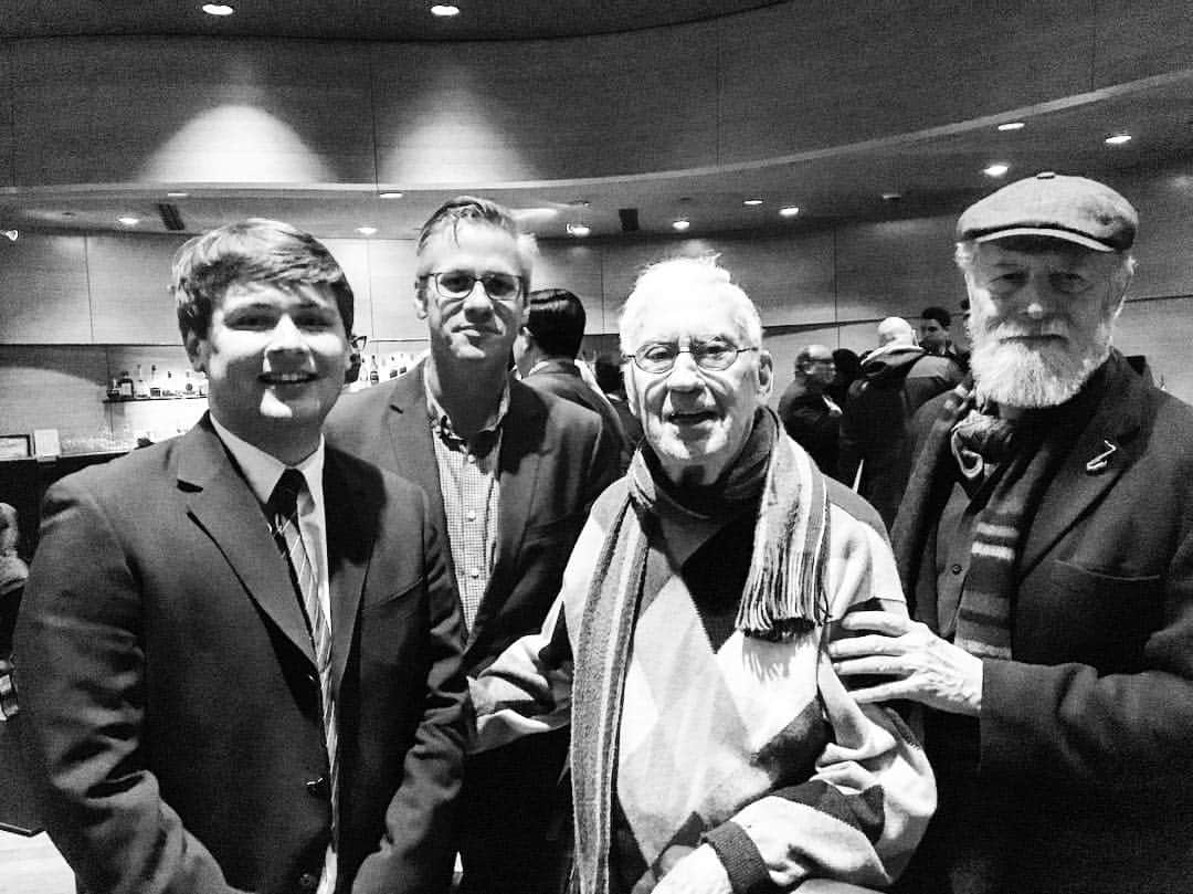 Monday満ちるさんのインスタグラム写真 - (Monday満ちるInstagram)「The future and legends! From left my son, Marshall Gilkes (amazing trombonist!!), Lee Konitz, and @ltabackin」3月19日 22時16分 - mondaymichiru