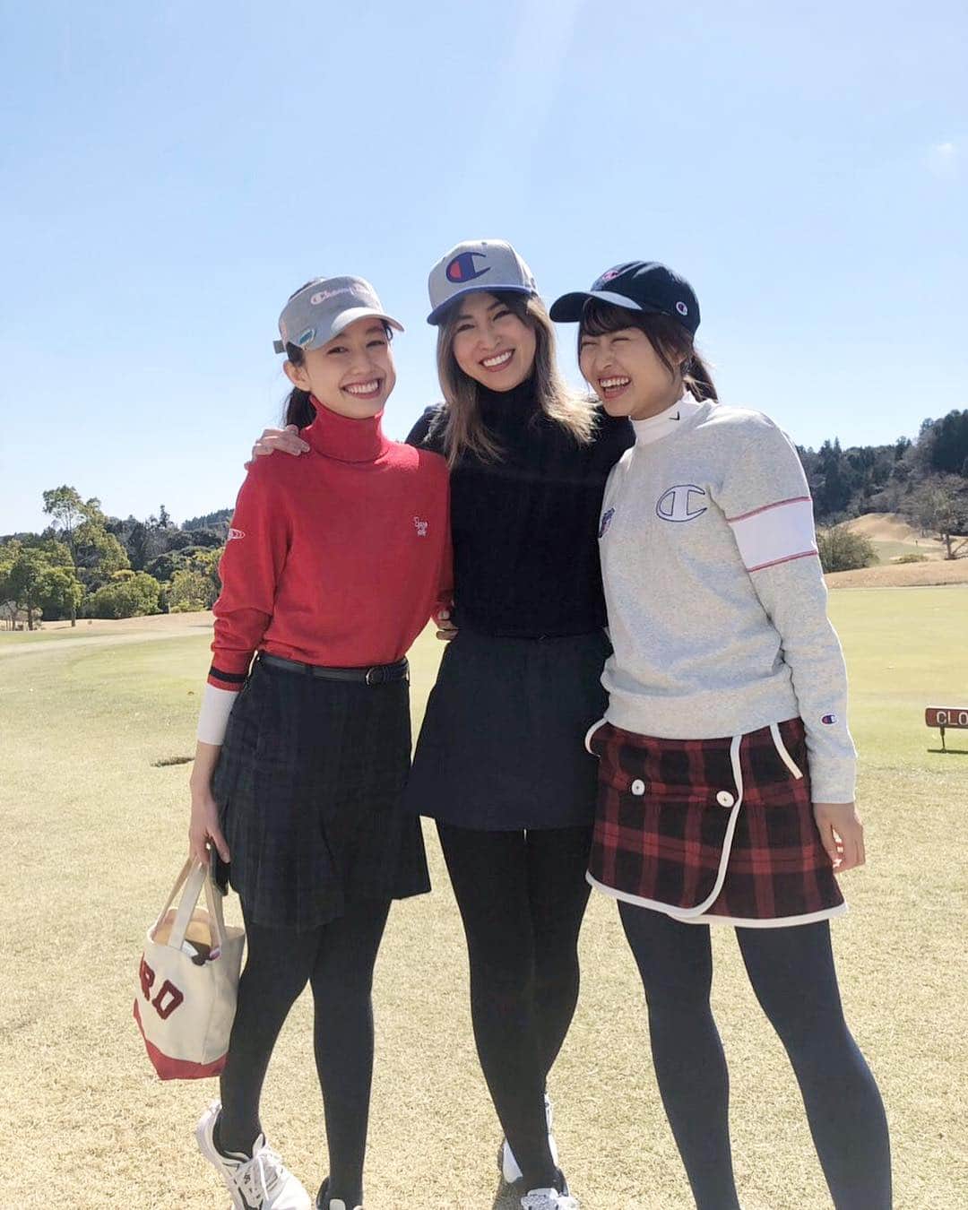 月本えりさんのインスタグラム写真 - (月本えりInstagram)「やーっと3人で集まれたね⛳️😍 そのきゅあ&ゆききゅあ💓 楽しかったね、笑った笑った!!! #どのこそのこきのそのこカップ #golf #golflife #loveyouguys #goodtime #happy #girls #friends #beautifulday #🌞 #smile #finally」3月19日 23時21分 - eritsukimoto