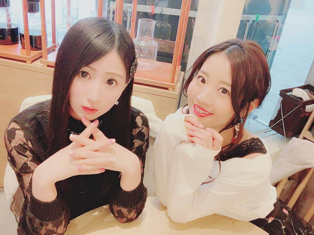 谷麻由里さんのインスタグラム写真 - (谷麻由里Instagram)「Cafedate💍 撮影者ゆうな様💍 たくさんお話して満足💍💍 #谷麻由里 #翔子 #桐谷悠菜」3月19日 23時29分 - mayusamatokeiyaku