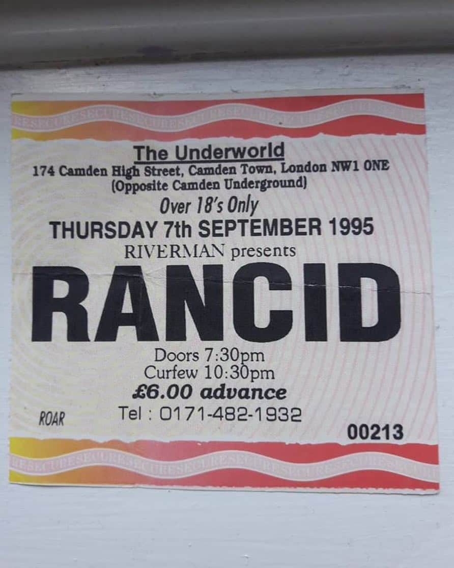 Rancidさんのインスタグラム写真 - (RancidInstagram)「Throw back to 1995 in Camden」3月19日 23時53分 - rancid