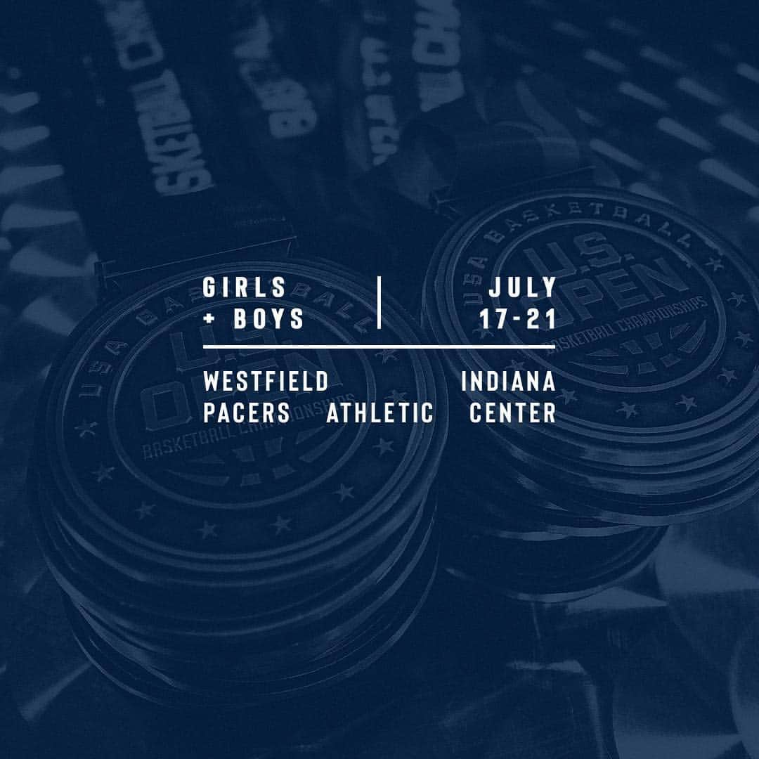 USA Basketballさんのインスタグラム写真 - (USA BasketballInstagram)「The 2019 U.S. Open Basketball Championships return to Westfield, Indiana, on July 17-21. Boys & girls divisions include 12U, 13U, 9th grade & 10th grade 👍🏼」3月20日 0時09分 - usabasketball