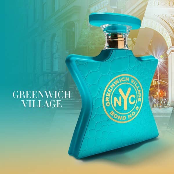 のインスタグラム：「INTRODUCING GREENWICH VILLAGE—inspired by NYC’s community of artists and intellectuals! An oriental vanilla with a touch of florality.  #bondno9 #bondno9ny #newyork #newyorkcity #greenwichvillage #westvillage #newfragrance #fragrance #perfume #love」