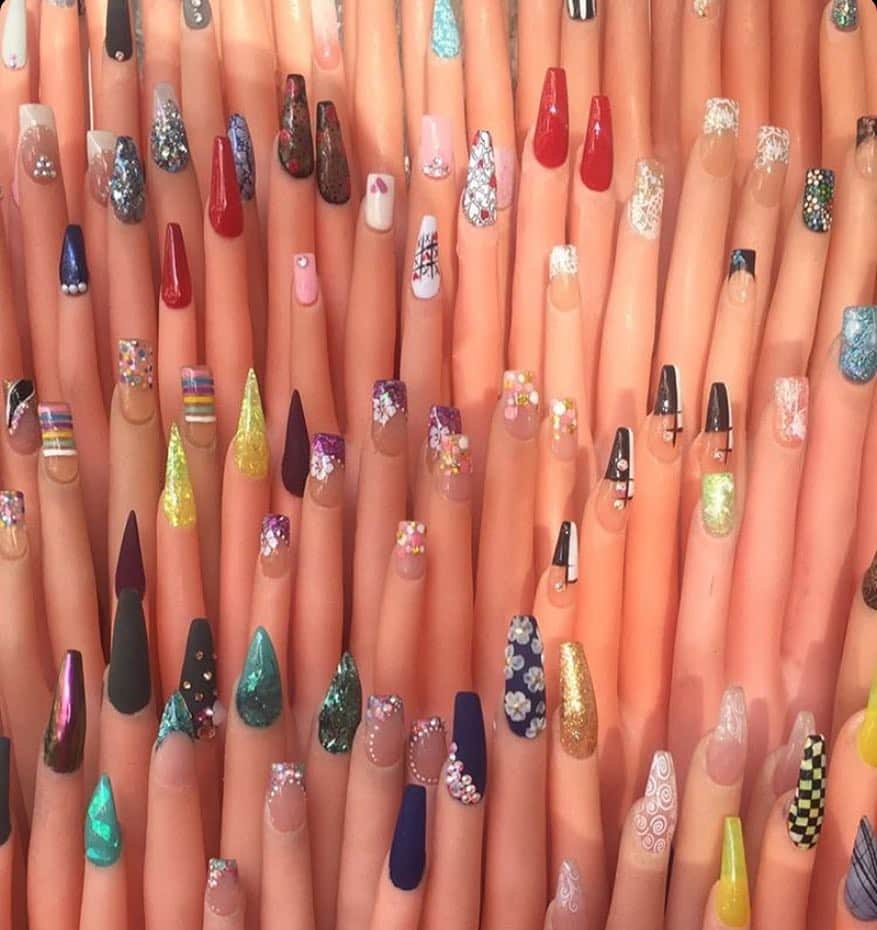 Mei Kawajiriさんのインスタグラム写真 - (Mei KawajiriInstagram)「Inspo 💅🏻👌🏻if u are looking for nail art idea」3月20日 0時46分 - nailsbymei