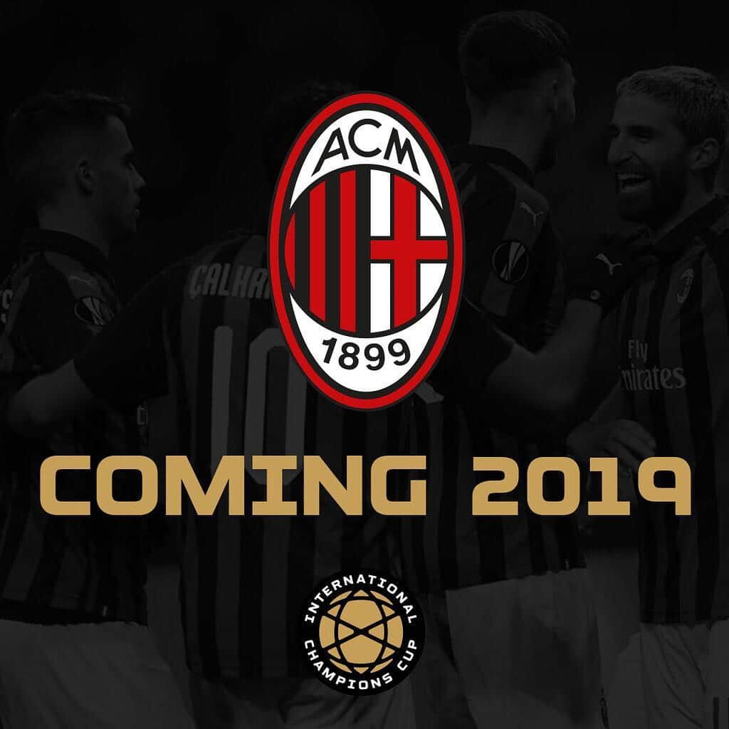 ACミランさんのインスタグラム写真 - (ACミランInstagram)「It’s official! We are returning to the @intchampionscup this summer! 🔙 Stay tuned to find out who we’ll play and where: the official schedule will be announced on March 27th 🔜📍 Ufficiale: quest’estate giocheremo la #ICC2019! 🔙📍 Presto verrà annunciato il programma completo: continua a seguirci per scoprire i nostri avversari 🔜 #ChampionsMeetHere」3月20日 1時35分 - acmilan