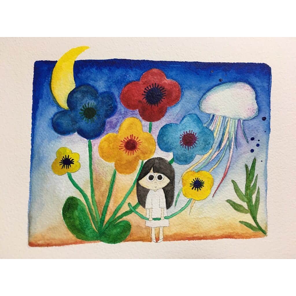 Nao☆ さんのインスタグラム写真 - (Nao☆ Instagram)「きりがいいところまで描いた⭐︎ ではでは、おやすみなさい👩🏻‍🎨🎨」3月20日 2時55分 - nao_ngc