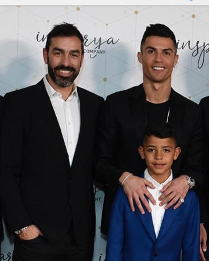 ロベール・ピレスのインスタグラム：「Great to see my friend @cristiano in Madrid. Good luck with your new venture @insparya_es」