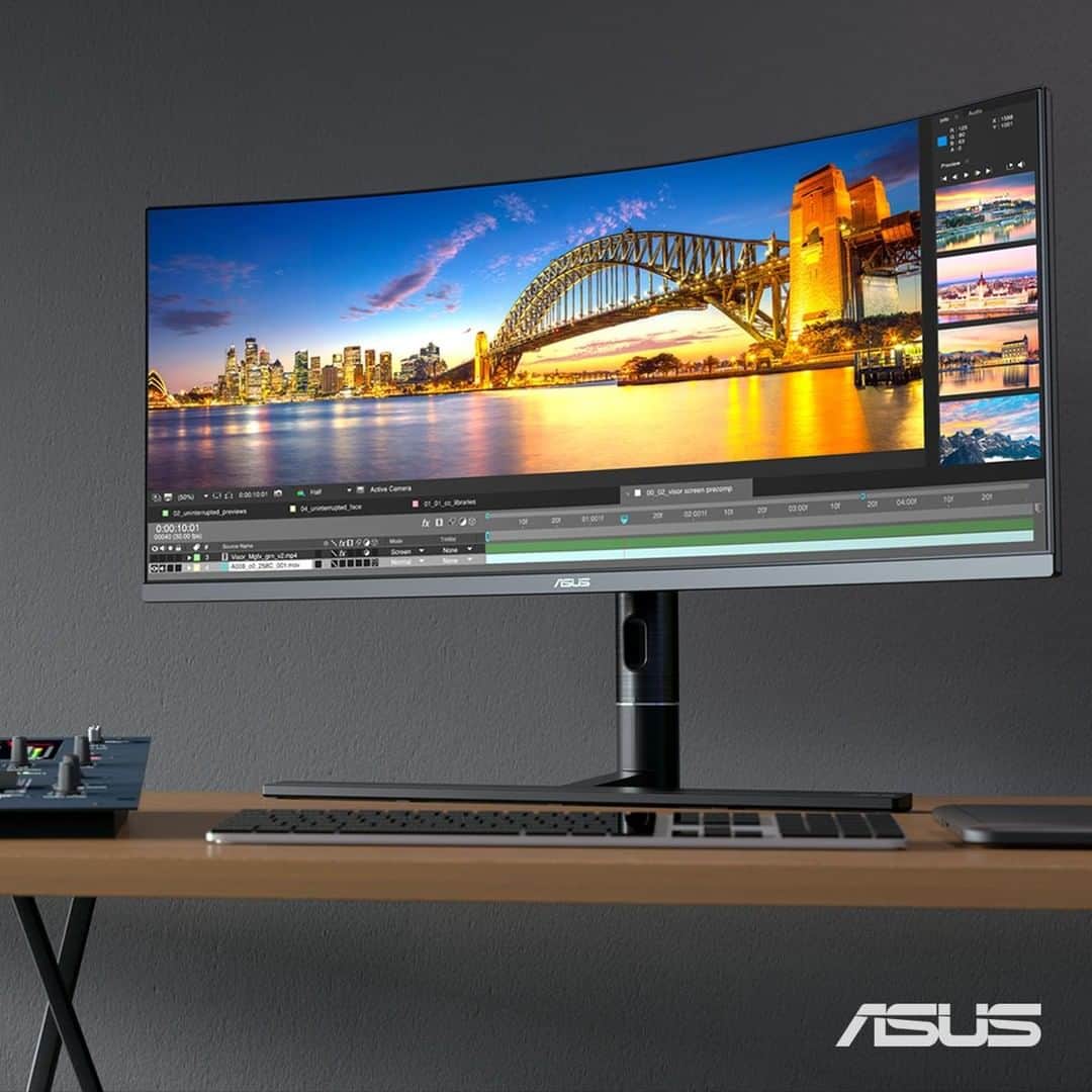ASUSさんのインスタグラム写真 - (ASUSInstagram)「The stylishly-designed, professional-grade ProArt #PA34VC monitor features frameless edges, clean lines, and metal base. It’s perfect for graphic designers and video producers.  #ASUS#ASUS_ProArtMonitor」3月20日 3時19分 - asus