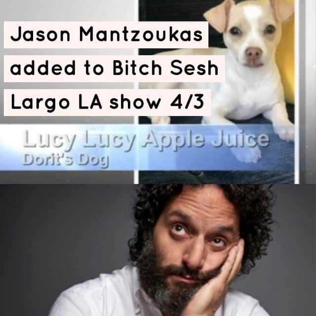 ケイシー・ウィルソンさんのインスタグラム写真 - (ケイシー・ウィルソンInstagram)「Bitch Sesh live at Largo with Jessica Chaffin and Jason Mantzoukas and LLAJ!」3月20日 13時23分 - caseyrosewilson