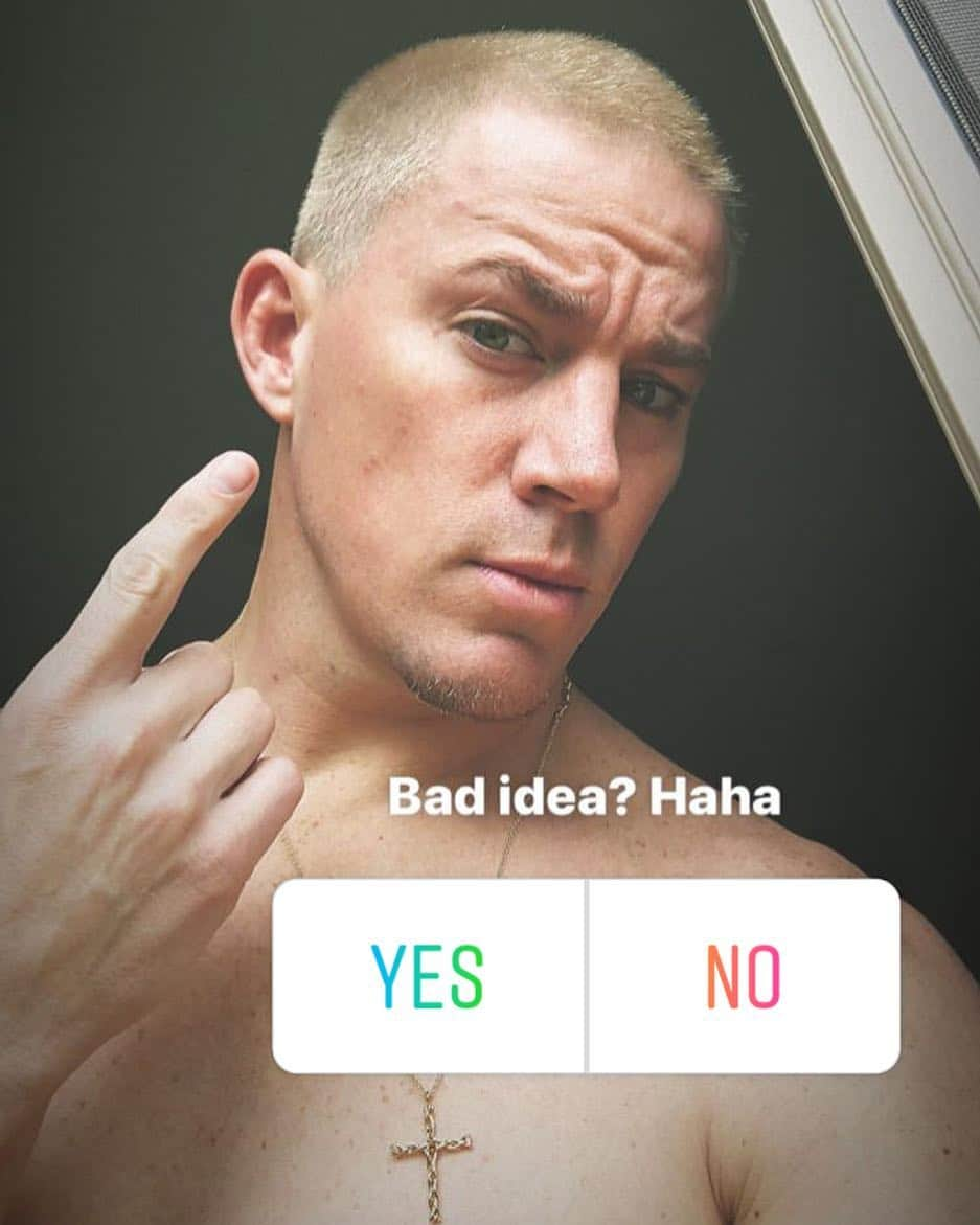 Just Jaredさんのインスタグラム写真 - (Just JaredInstagram)「@channingtatum just debuted his new blonde hair on his Instagram Story! What do you think of his look? #ChanningTatum Photo: Channing Tatum」3月20日 5時43分 - justjared