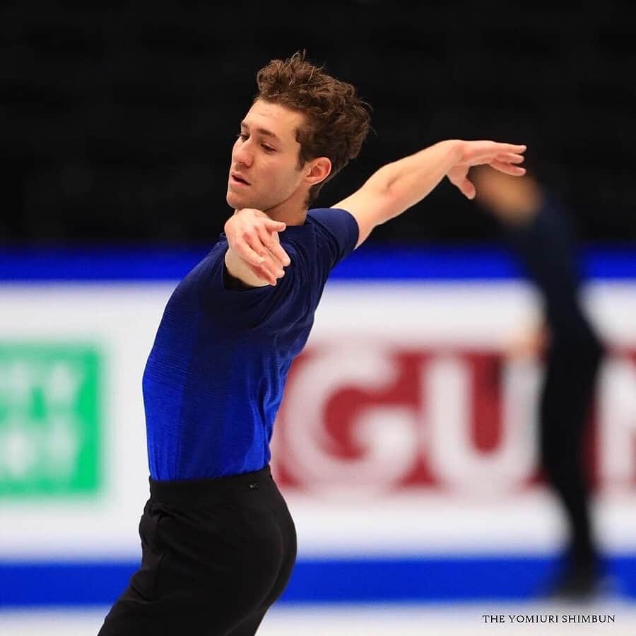 のインスタグラム：「💙 さいたまスーパーアリーナで世界大会の練習です！🇺🇸 #WorldFigure ❤️ • 📸 : @yomiuri_news」