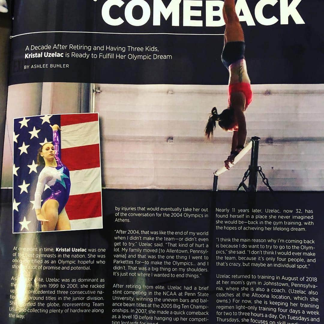 Inside Gymnasticsさんのインスタグラム写真 - (Inside GymnasticsInstagram)「😀😀😀Loving your journey! #Repost @kbodie3 😊 Thank you Inside Gymnastics and Ashlee Buhler for this article.  I am still not sure where this journey is going to take me but enjoying finding the love of this great sport again ♥️ #insidegymnastics」3月20日 6時12分 - insidegym