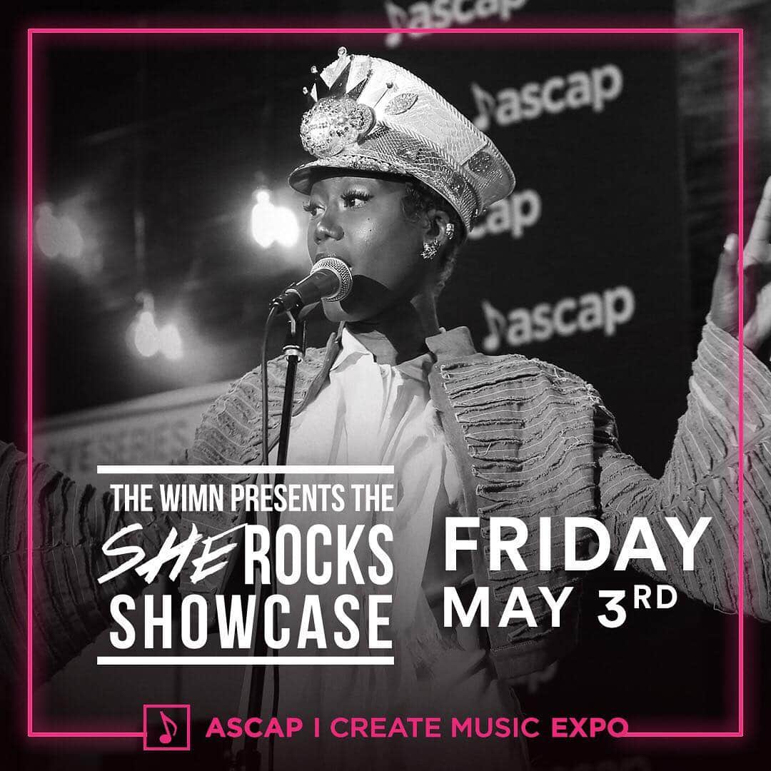 ASCAPさんのインスタグラム写真 - (ASCAPInstagram)「#WomenInMusic attending #ASCAPEXPO 2019! March 29 is your last chance to enter for the opportunity to perform at the She Rocks showcase, in partnership with @the_wimn! Apply now at the link in our bio (ASCAP.com/EXPO)」3月20日 6時50分 - ascap
