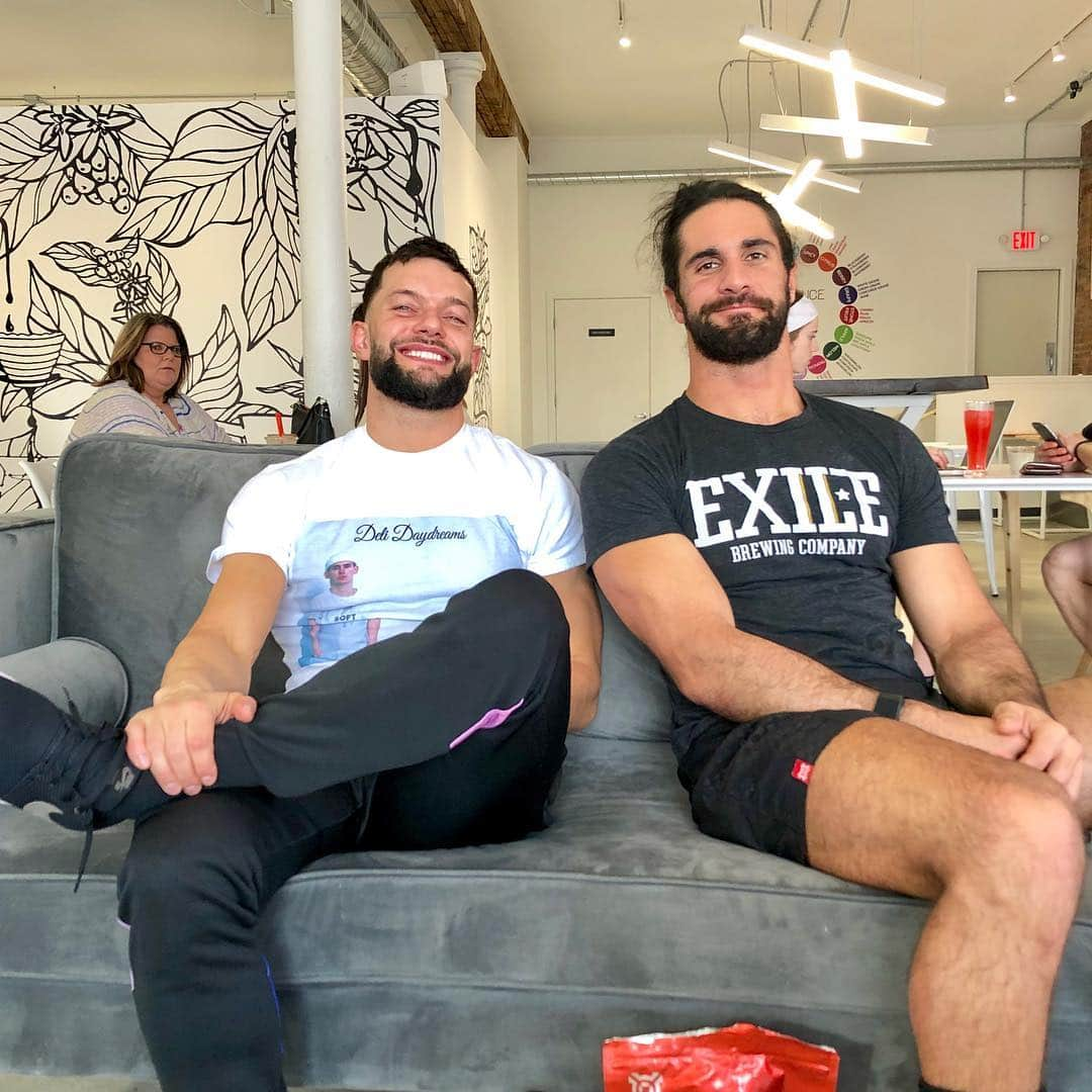 ファーガル・デヴィットさんのインスタグラム写真 - (ファーガル・デヴィットInstagram)「Secret Project. 35 for 35 Brother Day with @wwerollins @gofordus10 @blackandbravewrestling @392dport」3月20日 7時07分 - finnbalor