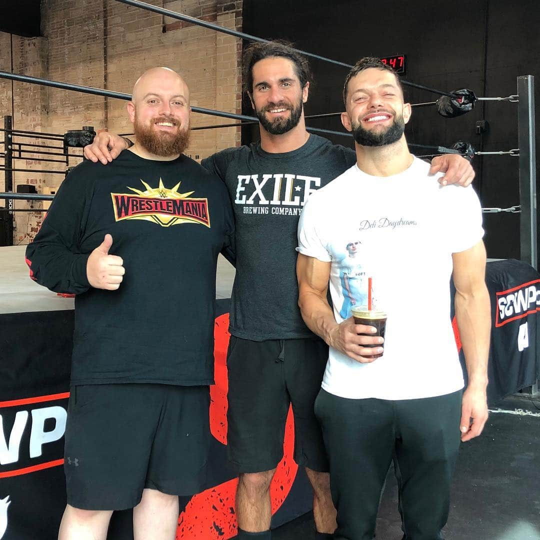 ファーガル・デヴィットさんのインスタグラム写真 - (ファーガル・デヴィットInstagram)「Secret Project. 35 for 35 Brother Day with @wwerollins @gofordus10 @blackandbravewrestling @392dport」3月20日 7時07分 - finnbalor