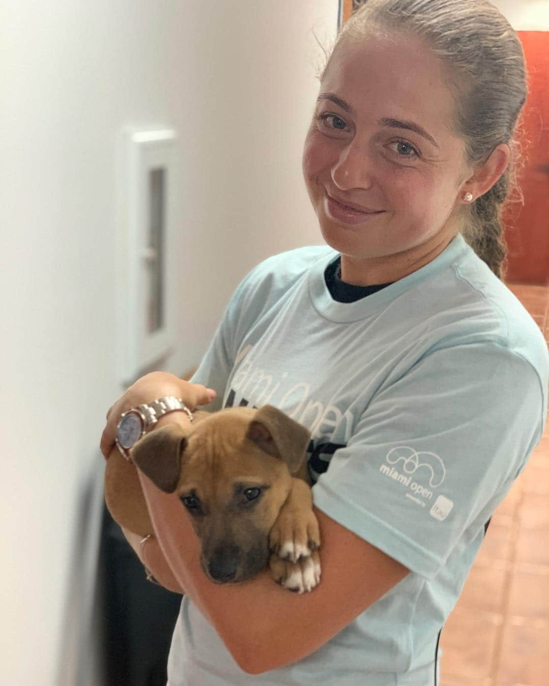 WTA（女子テニス協会）さんのインスタグラム写真 - (WTA（女子テニス協会）Instagram)「Too much cuteness at the @humanesocietymiami 🐶😄 #MiamiUnites」3月20日 7時19分 - wta