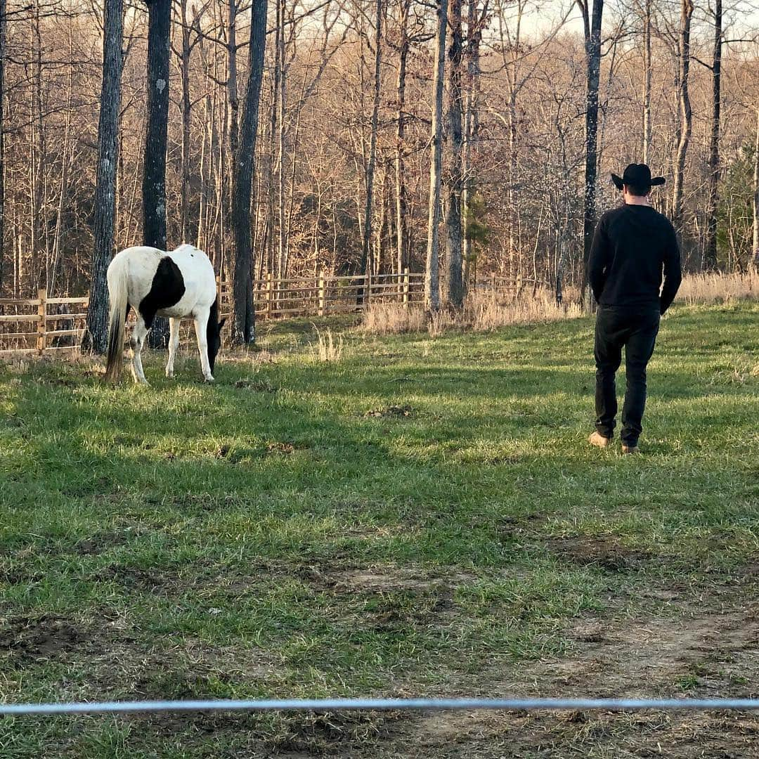 キャリー・アンダーウッドさんのインスタグラム写真 - (キャリー・アンダーウッドInstagram)「Every cowboy needs a horse...and a hat. I’m still working with him on the Southern accent. Meet Bojangles...newest addition to the Fisher family! 🐎」3月20日 8時23分 - carrieunderwood